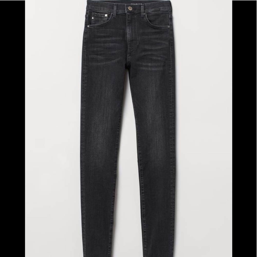 Shaping skinny high waisted jeans